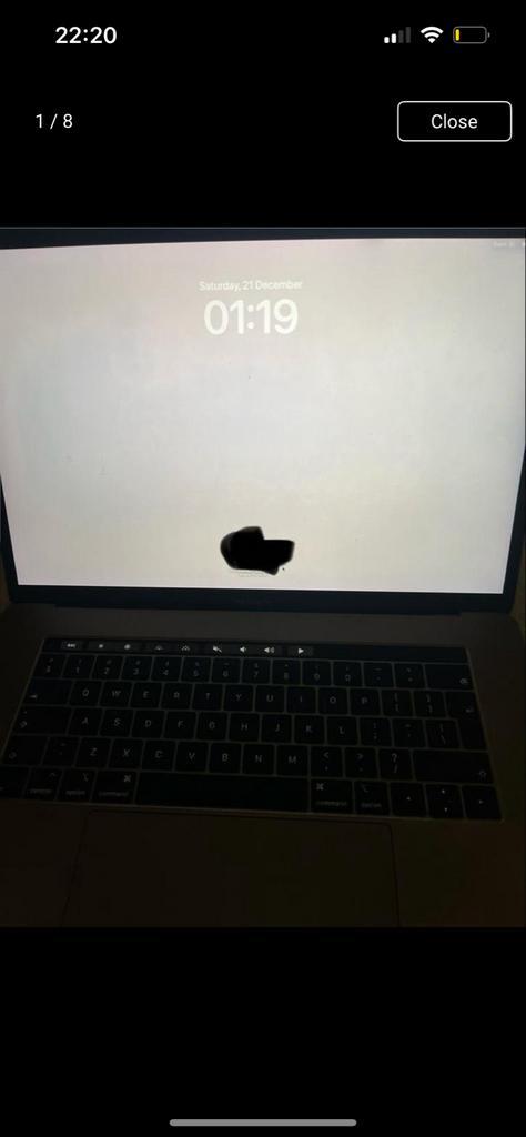 MacBook Pro 15 inch touchbar 2018, Computers en Software, Apple Macbooks, Gebruikt, MacBook Pro, 15 inch, Onbekend, Qwerty, Ophalen of Verzenden