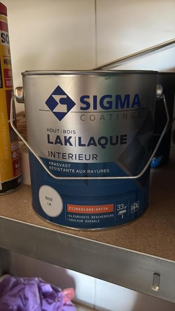 SIGMA zijdeglans lak RAL9003 beschikbaar voor biedingen