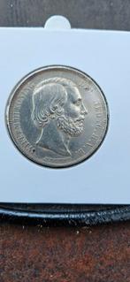 Rijksdaalder 1871, Postzegels en Munten, Munten | Nederland, Ophalen of Verzenden, Koning Willem III, 2½ gulden