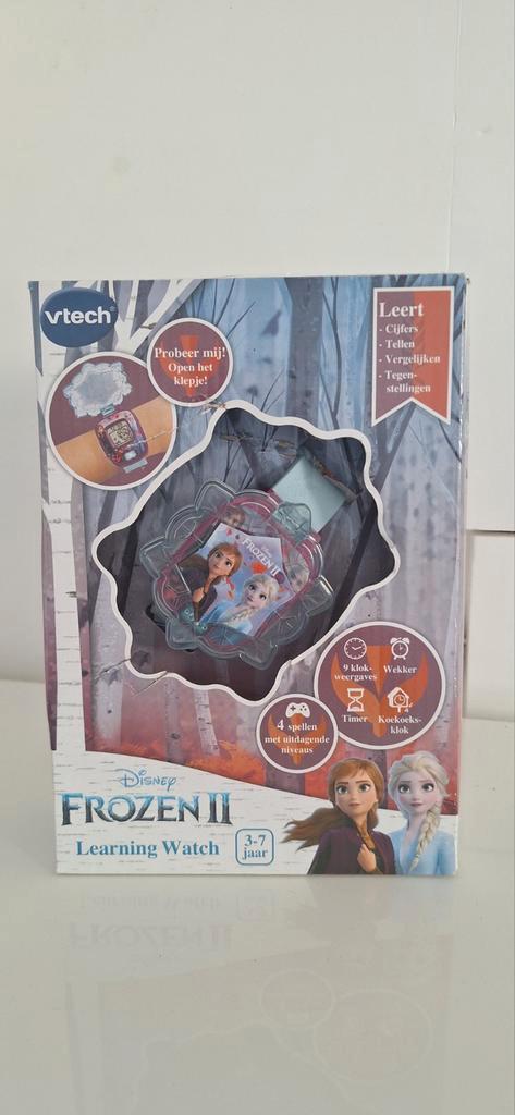 Vtech Frozen 2 leer horloge nieuw in de doos, Kinderen en Baby's, Speelgoed | Vtech, Nieuw, Ophalen of Verzenden