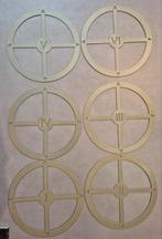 40k/AoS Gouden Objectieve Markers - FDM Geprint, Ophalen of Verzenden, Nieuw