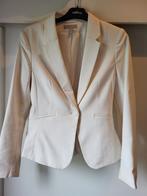 Colbert blazer maat 36 H&M Crème, H&M, Wit, Ophalen of Verzenden, Maat 36 (S)