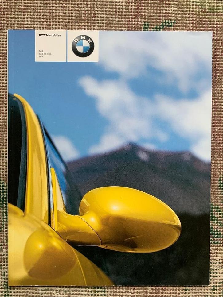 Nederlandse brochure BMW M3 coupe & cabriolet en M5 2002, Boeken, Auto's | Folders en Tijdschriften, Nieuw, BMW, Ophalen of Verzenden