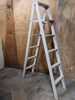 2x Decoratieve inklapbare plantentrap whitewash, Doe-het-zelf en Verbouw, Ladders en Trappen, Ophalen