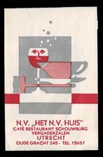 suikerzakje 562 Het N.V. Huis Utrecht (v.c.s zonder tel. nr), Verzamelen, Suikerzakjes, Ophalen of Verzenden, Nederland