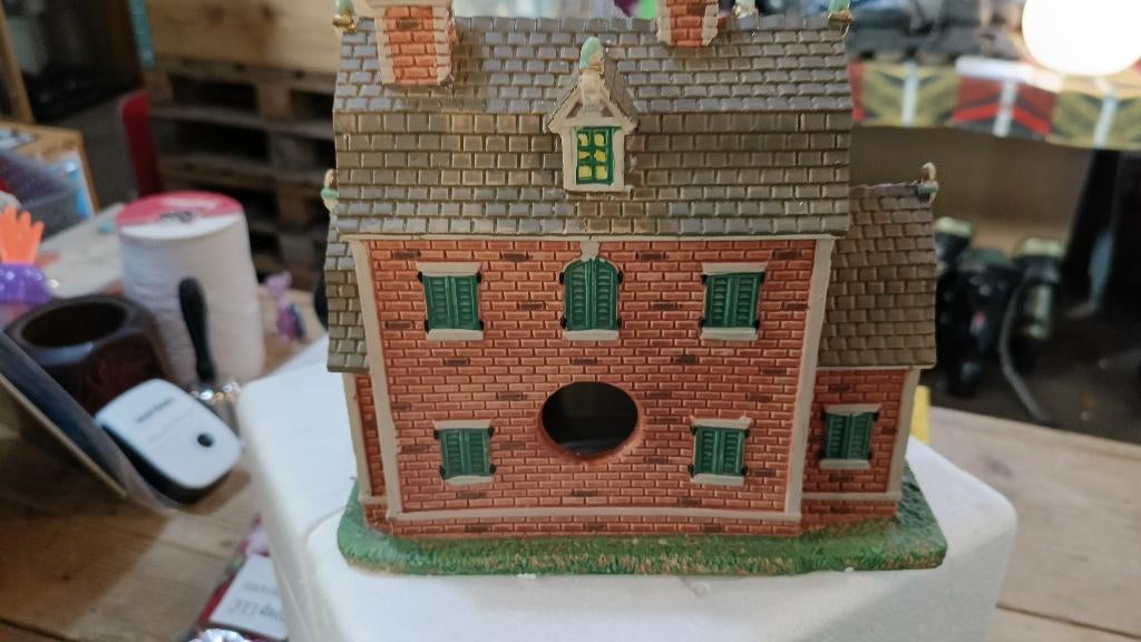 Lemax Robinson House kerstdorp huisje (zonder licht), Diversen, Kerst, Zo goed als nieuw, Ophalen of Verzenden