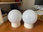 plafondlamp Glas E27 2 stuks (ook los te koop), Ophalen of Verzenden, Zo goed als nieuw, Glas