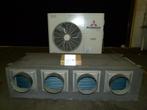 Warmtepomp airco Mitsubishi satelliet model verwarming split, Verwarmen, Gebruikt, 3 snelheden of meer, Ophalen of Verzenden