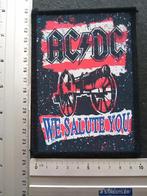 AC/DC we salute you patch 28 --10 x 14.5 cm-, Verzamelen, Muziek, Artiesten en Beroemdheden, Nieuw, Kleding, Verzenden