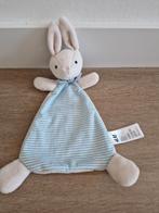 Knuffeldoekje H&M konijn blauw gestreept creme K8965, Ophalen of Verzenden, Zo goed als nieuw, Konijn