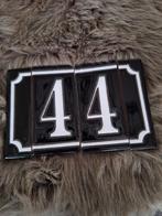 Retro Keramiek Huisnummer 44, Huis en Inrichting, Ophalen of Verzenden, Gebruikt