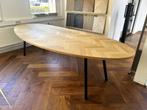 Ovale Visgraat tafel 300 x 122 cm (78 cm hoog), 200 cm of meer, 100 tot 150 cm, Zo goed als nieuw, Eikenhout
