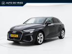 Audi A3 Sportback 30 TFSI Automaat S edition | S-Line | B&O, Gebruikt, Leder en Stof, Zwart, Origineel Nederlands