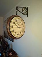 Unieke Wandklok met Tandwiel Design, Ophalen, Zo goed als nieuw, Analoog, Wandklok