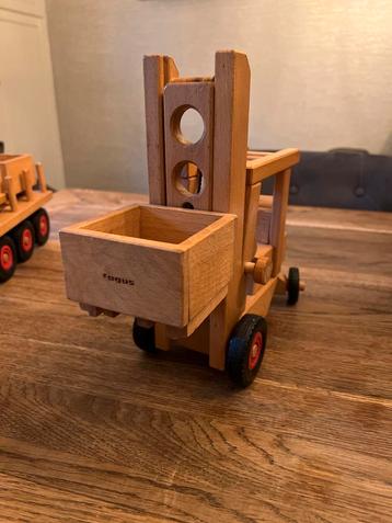 Fagus Houten Heftruck Speelgoed beschikbaar voor biedingen