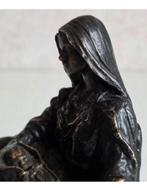 Franz iffland 1862-1935 sculptuur Moeder met Kind - Brons, Ophalen of Verzenden