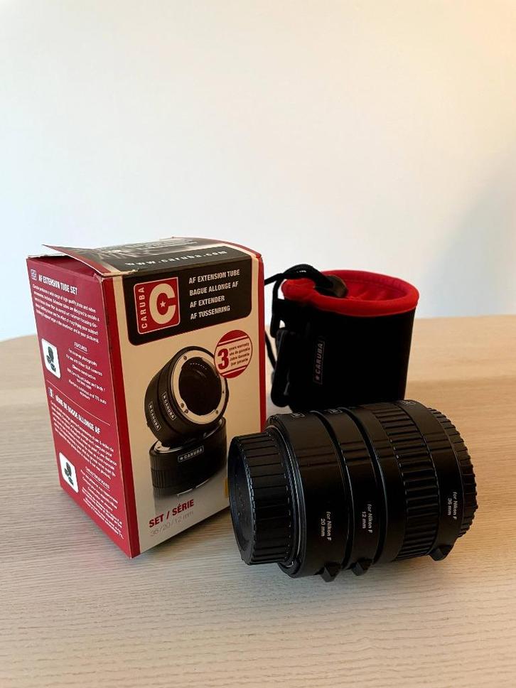 Nikon AF Extension Tube set, Audio, Tv en Foto, Fotografie | Lenzen en Objectieven, Zo goed als nieuw, Toebehoren, Ophalen
