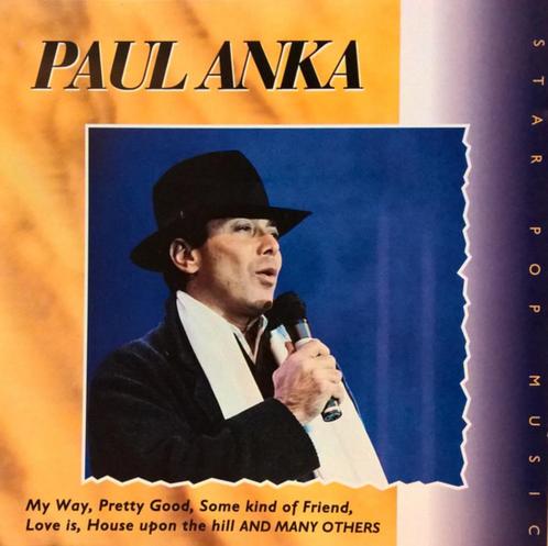 Paul Anka – Star Pop Music CD, Cd's en Dvd's, Cd's | Jazz en Blues, Zo goed als nieuw, Jazz, 1980 tot heden, Verzenden