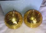 Twee Gouden Discobollen, Muziek en Instrumenten, Licht en Laser, Ophalen of Verzenden, Zo goed als nieuw, Discobol, Kleur