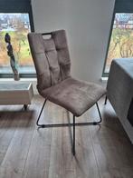 4 Eettafel stoelen olijf softyl, Huis en Inrichting, Tafels | Eettafels, Ophalen, Minder dan 50 cm, 50 tot 100 cm, Zo goed als nieuw