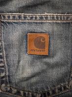 Carhartt Slim Fit Jeans 34x32 - Workwear Denim, Ophalen of Verzenden, Gedragen, Blauw, W33 - W34 (confectie 48/50)