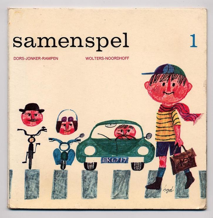 Veilig Verkeer Samenspel 1 - T Hoogendoorn - D Jonker Retro, Boeken, Kinderboeken | Jeugd | onder 10 jaar, Gelezen, Fictie algemeen