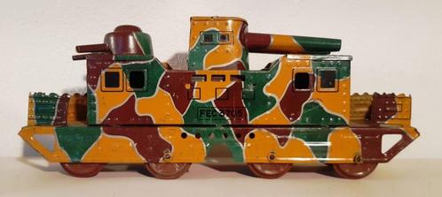 antiek speelgoed tank trein, Antiek en Kunst, Antiek | Speelgoed, Ophalen of Verzenden