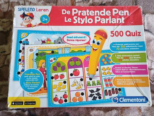 De pratende pen, Clementoni, Kinderen en Baby's, Speelgoed | Educatief en Creatief, Gebruikt, Met geluid, Ophalen of Verzenden
