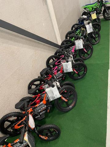 Nieuwe Ultra 12 of 16 inch elektrische loopfietsen beschikbaar voor biedingen