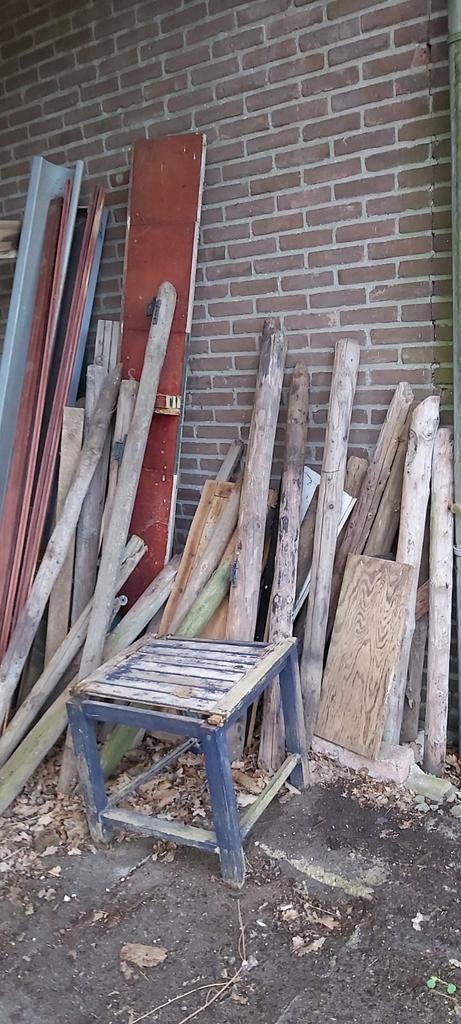 Gratis stookhout., Tuin en Terras, 6 m³ of meer, Ophalen