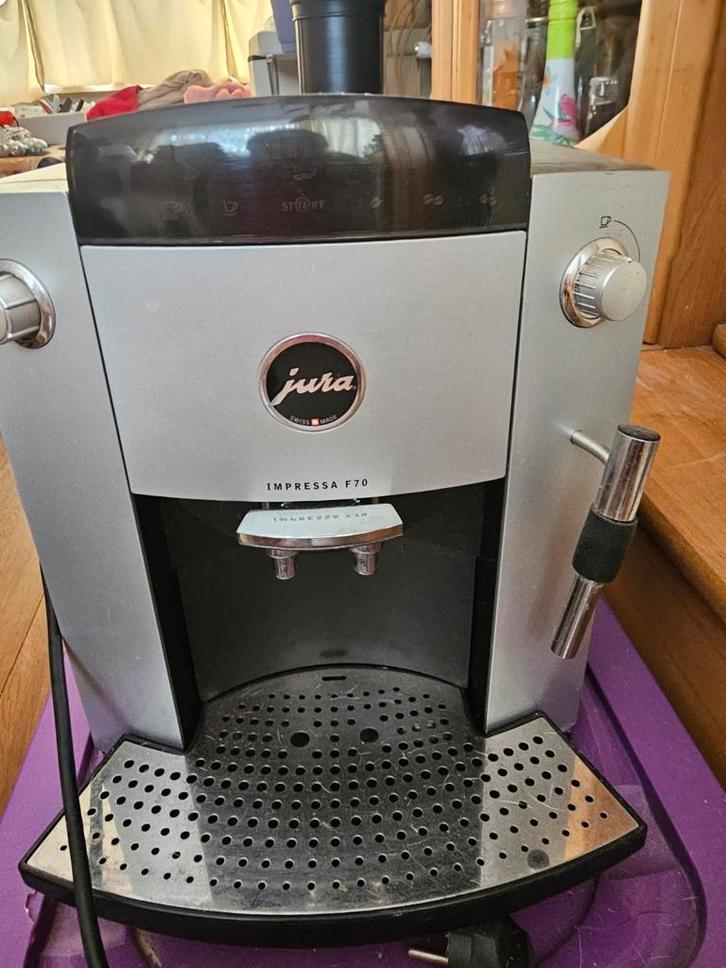 Jura Impressa F70 Koffiemachine - Goed Onderhouden, Witgoed en Apparatuur, Koffiezetapparaten, Gebruikt, Koffiebonen, Koffiemachine