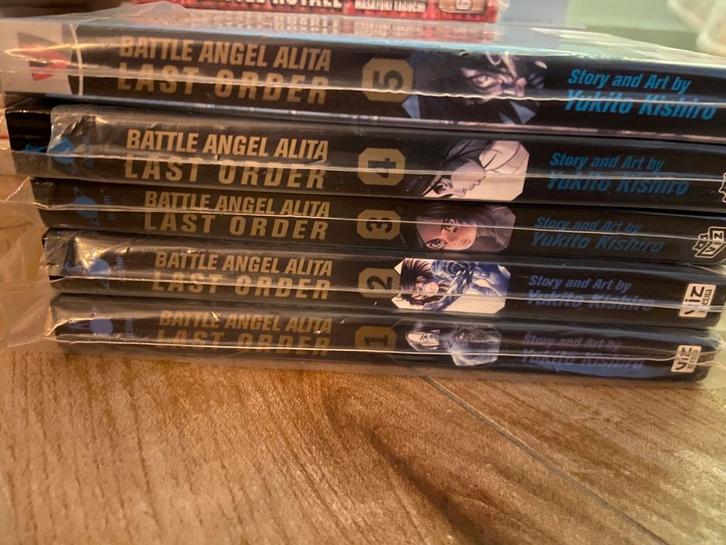 Battle Angel Alita Last Order 1-5 OOP!, Boeken, Strips | Comics, Zo goed als nieuw, Meerdere comics, Japan (Manga), Ophalen of Verzenden