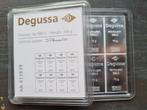 Combibaar 10x 10 gram degussa, Postzegels en Munten, Edelmetalen en Baren, Ophalen of Verzenden, Zilver