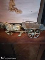 Koper/ messing paard en wagen, Antiek en Kunst, Ophalen of Verzenden
