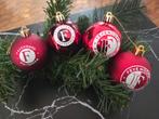 4x rode feyenoord kerstballen, Ophalen of Verzenden, Zo goed als nieuw, Glas of Kristal, Trollbeads