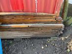 Partij hout blokhutprofiel, Ophalen, Gebruikt, 25 tot 50 mm, Plank