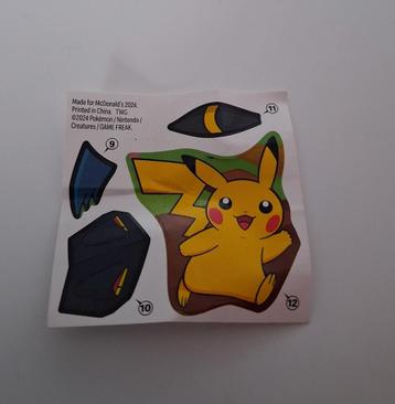 Pokemon stickervellen  beschikbaar voor biedingen