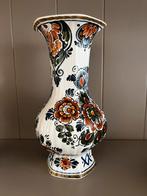 Flora Keramiek Delfts Polychroom Vaas, Ophalen, Gebruikt, Overige kleuren, Aardewerk of Porselein