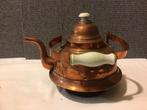 Antieke koperen ketel met onderstuk, Ophalen of Verzenden