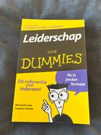 Leiderschap voor Dummies, Boeken, Verzenden, Gelezen, Management