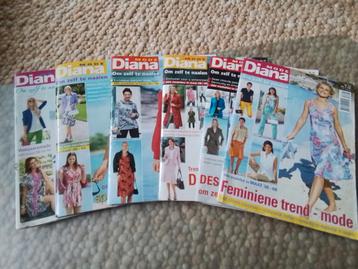 Diana Mode - 6 Nummers (38-48) met Patronen  beschikbaar voor biedingen