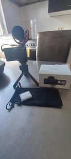 Sony ZV-1F Vlog Camera + Tripod + Rode Microfoon, Ophalen of Verzenden, Zo goed als nieuw, Sony