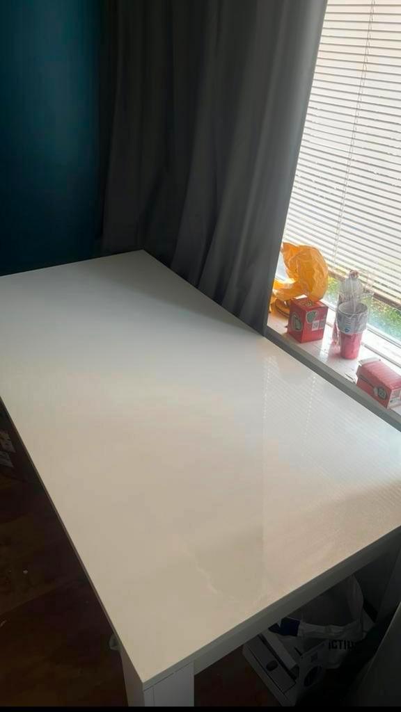 Eettafel wit, Huis en Inrichting, Tafels | Eettafels, Zo goed als nieuw, Ophalen