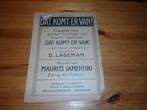 Dat komt er van - samehtini - d. Lageman, Zang, Gebruikt, Ophalen of Verzenden, Artiest of Componist