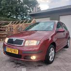 Skoda Fabia 1.4 55KW AUT 2005 Rood, Auto's, Zwart, 4 cilinders, 1070 kg, Origineel Nederlands