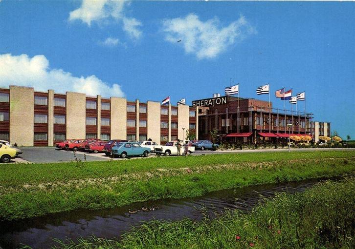 Sheraton Schiphol Inn, Hoofddorp - ongelopen, Verzamelen, Ansichtkaarten | Nederland, Ongelopen, Noord-Holland, Voor 1920, Ophalen of Verzenden