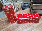 Set blikken van ARK - beschuitblik en ontbijtkoekblik, Verzamelen, Blikken, Ophalen, Gebruikt, Overige, Overige merken