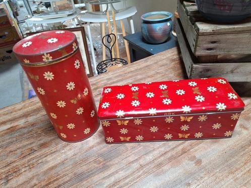 Set blikken van ARK - beschuitblik en ontbijtkoekblik, Verzamelen, Blikken, Gebruikt, Overige, Overige merken, Ophalen
