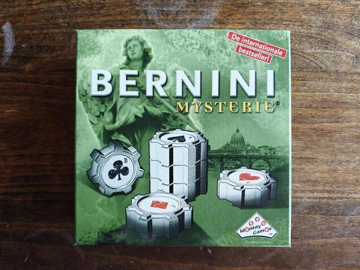 Bernini Mysterie bordspel, Hobby en Vrije tijd, Gezelschapsspellen | Bordspellen, Zo goed als nieuw, Een of twee spelers, Drie of vier spelers