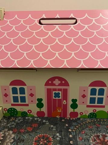 Bigjigs Houten Villa poppenhuis beschikbaar voor biedingen